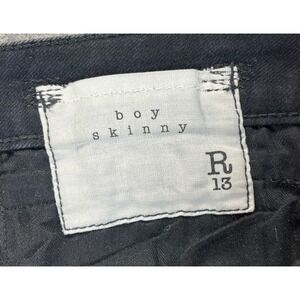R13 Boy Skinny Jeans Black